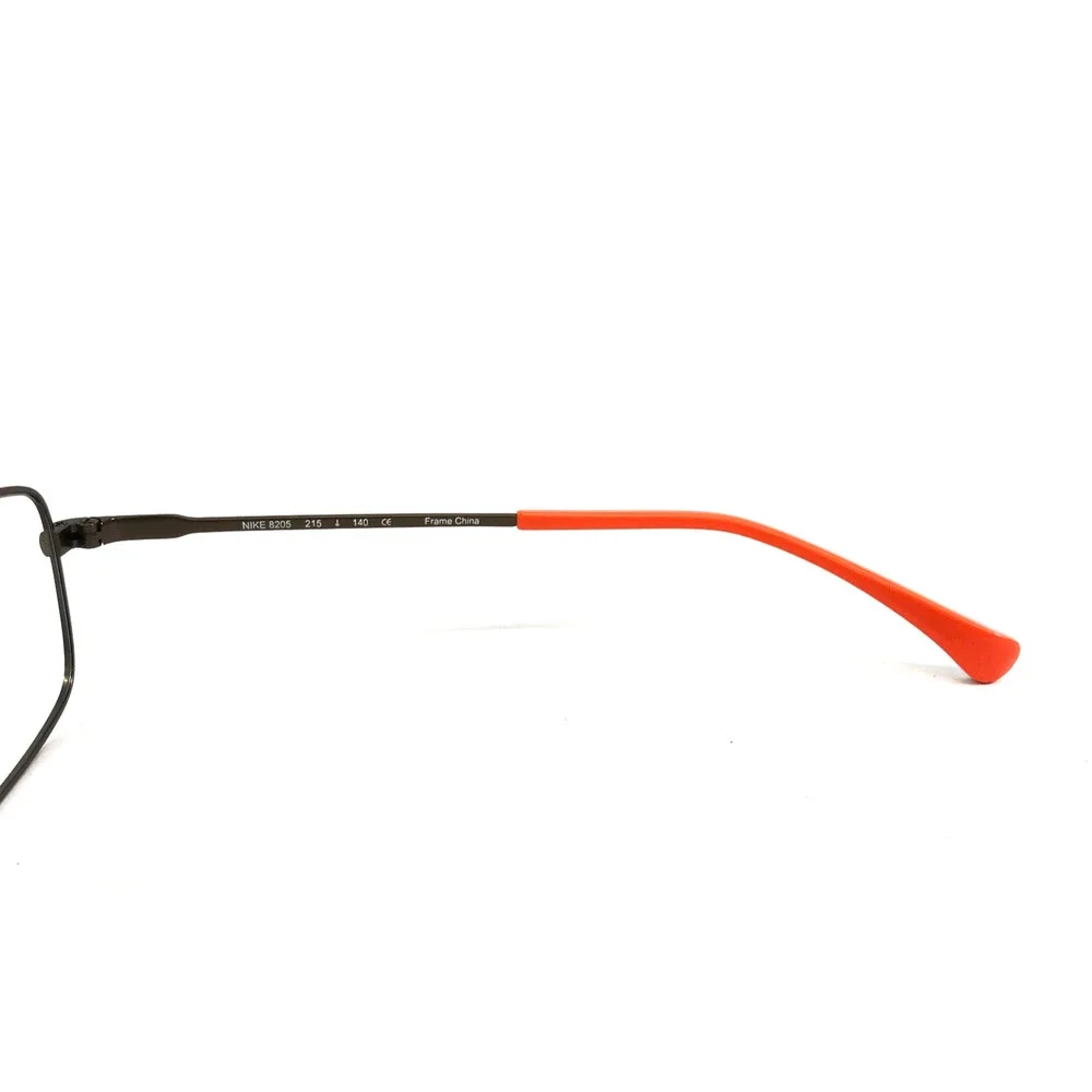 Nike Eyeglasses Frames 8025 215 Bronze Brown Rectangle Wire Rim 54-17-140